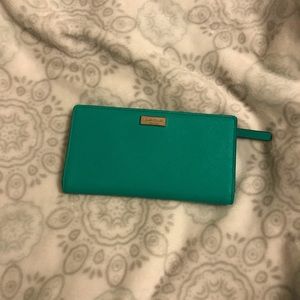 Sea foam green Kate Spade wallet